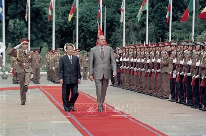 Nguyên Chủ tịch nước Trần Đức Lương với công tác đối ngoại và hội nhập quốc tế -0
