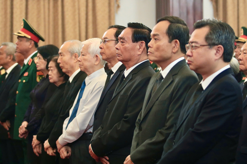 Lễ truy điệu nguyên Chủ tịch nước Trần Đức Lương tại TP Hồ Chí Minh -0