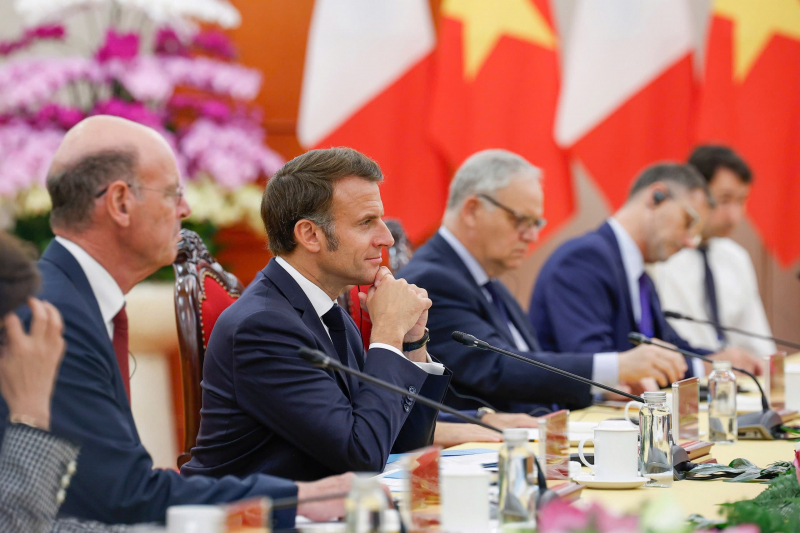Tổng thống Emmanuel Macron hội kiến Tổng Bí thư Tô Lâm -2