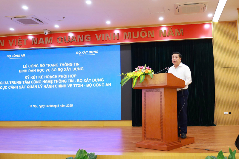 Bộ Công an và Bộ Xây dựng phối hợp đẩy mạnh chuyển đổi số -0