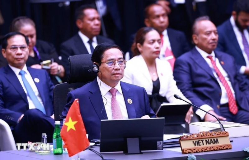 Thủ tướng bắt đầu các hoạt động tại Hội nghị Cấp cao ASEAN lần thứ 46 -0