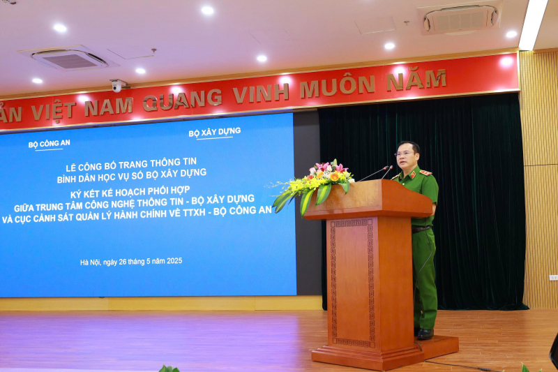 Bộ Công an và Bộ Xây dựng phối hợp đẩy mạnh chuyển đổi số -0