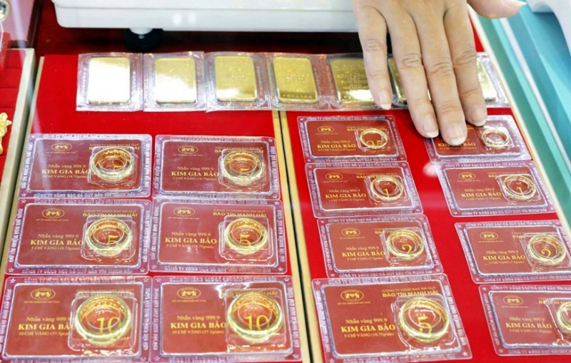 Giá vàng giảm từ 1- 2 triệu đồng/lượng -0