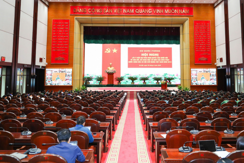 Bộ Quốc phòng lấy ý kiến về dự thảo Nghị quyết sửa đổi, bổ sung một số điều của Hiến pháp -0