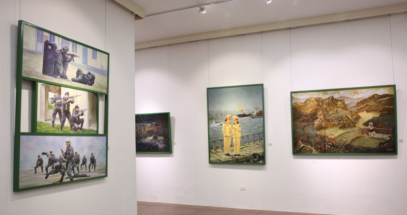 Triển lãm và trao giải Trại sáng tác mỹ thuật lần thứ 5 về đề tài CAND -0