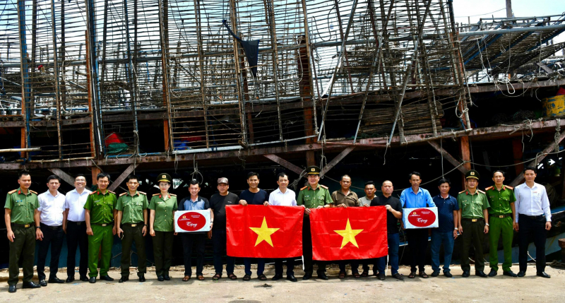Công an Quảng Nam đẩy mạnh tuyên truyền chống khai thác IUU -0