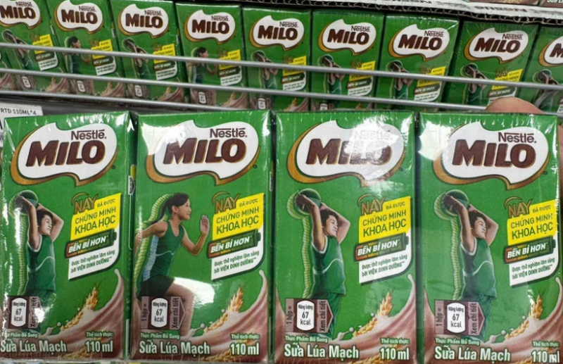 What did Dong Nai Department of Health report about the Milo milk advertisement? -0