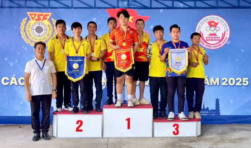 Đội tuyển CAND đạt giải cao tại Giải vô địch các đội mạnh bắn súng quốc gia 2025 -2