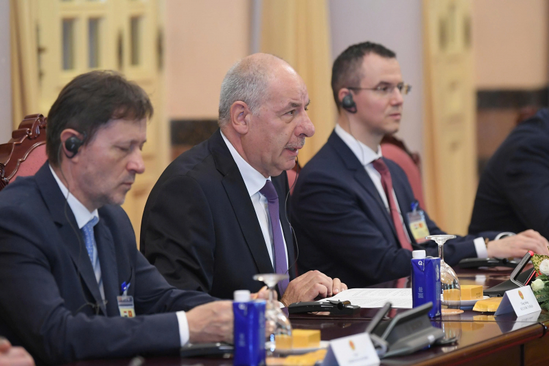 Chủ tịch nước Lương Cường chủ trì lễ đón Tổng thống Hungary Sulyok Tamas -3