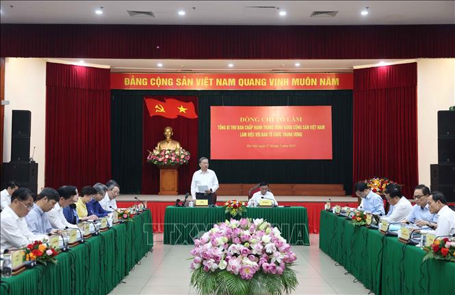 Tổng Bí thư: Khẩn trương tham mưu hoàn thiện tổ chức, bộ máy mới của hệ thống chính trị -0