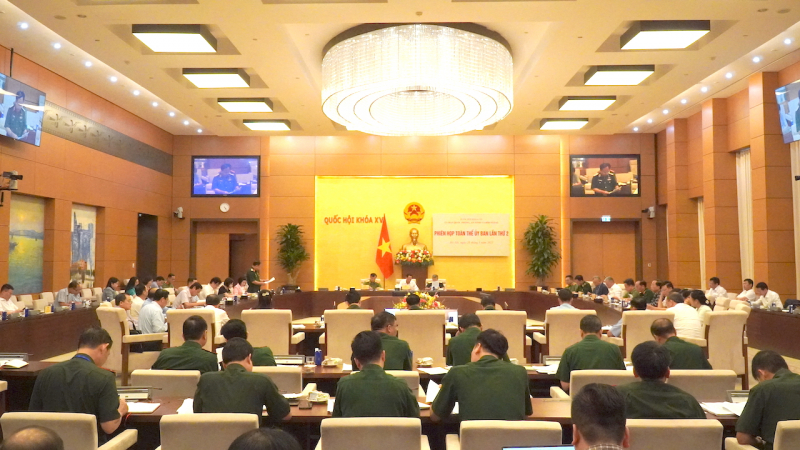 Ủy ban Quốc phòng, An ninh và Đối ngoại thẩm tra nội dung sửa đổi, bổ sung 11 luật liên quan đến quân sự, quốc phòng  -0