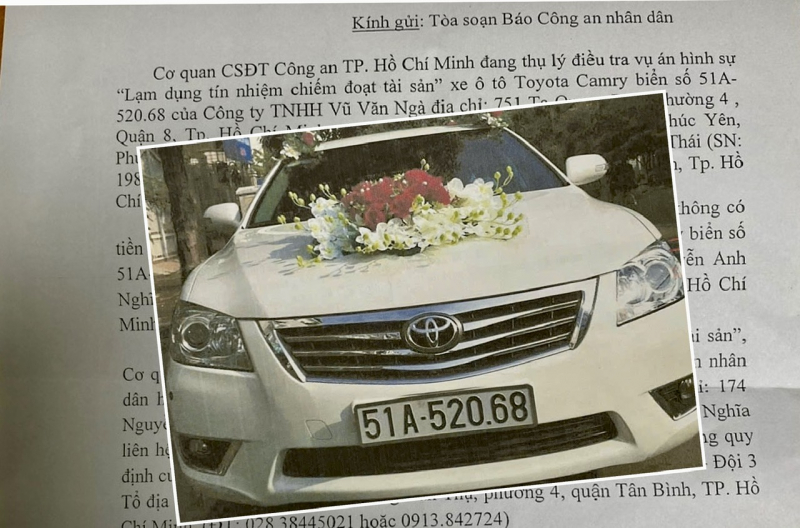 Thiếu tiền trả nợ, thuê xe Camry rồi đem đi cầm cố lấy 200 triệu đồng -0