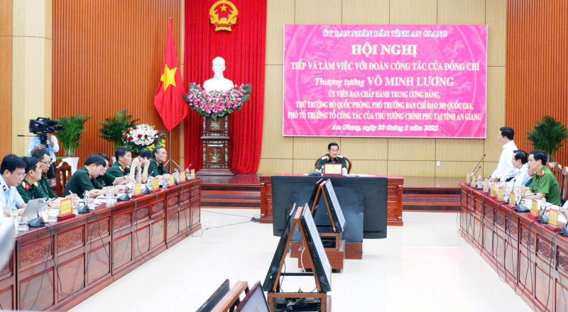 Ban Chỉ đạo 389 Quốc gia làm việc với tỉnh An Giang -0