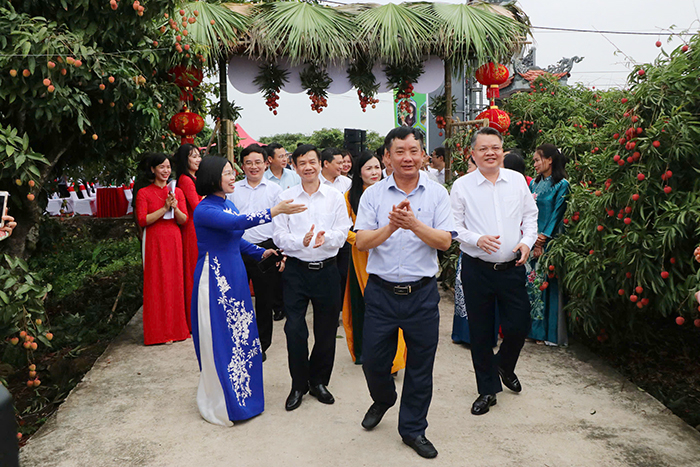 Hải Dương khai hội mùa vải: Lô vải thiều đầu tiên xuất sang Úc, Nhật Bản -0