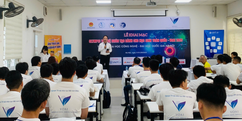 Lần đầu tiên Việt Nam tổ chức cuộc thi Olympic Trí tuệ nhân tạo dành cho học sinh -0