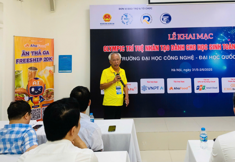Lần đầu tiên Việt Nam tổ chức cuộc thi Olympic Trí tuệ nhân tạo dành cho học sinh -0