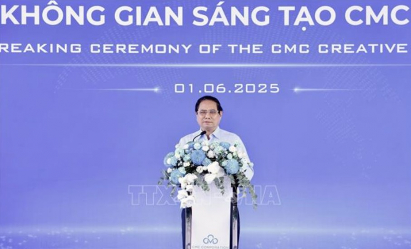 Thủ tướng Phạm Minh Chính: Tổ hợp không gian sáng tạo CMC phải là nơi hội tụ, lan tỏa văn hóa và trí tuệ -0