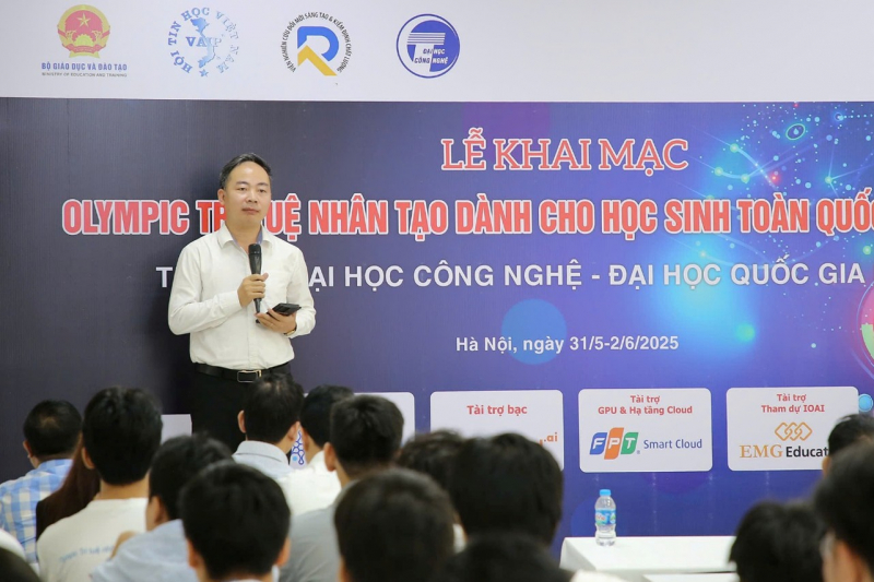 Khai mạc Olympic Trí tuệ nhân tạo Việt Nam lần thứ nhất năm 2025 -1