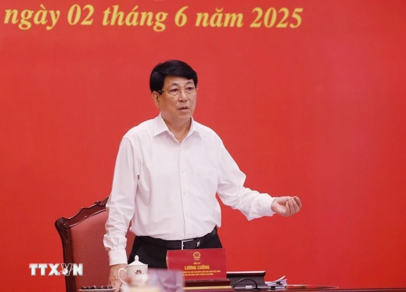 Chủ tịch nước Lương Cường: Không để bị động, bất ngờ về an ninh quốc phòng -0