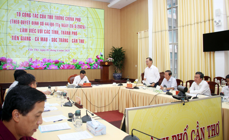 Tổ công tác của Thủ tướng Chính phủ làm việc với 4 tỉnh, thành tại miền Tây về giải quyết khiếu nại, tố cáo kéo dài -0