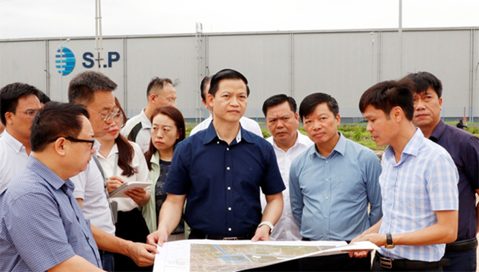 Chủ tịch UBND  tỉnh Bắc Ninh kiểm tra các tiến độ dự án đầu tư xây dựng các tuyến đường -0