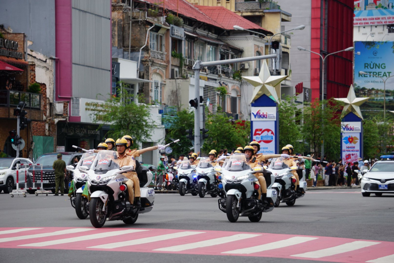 Tập luyện các tình huống nghiệp vụ trong Chương trình “Vinh quang Công an nhân dân Việt Nam” -6