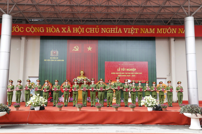 Học viện CSND trao bằng tốt nghiệp cho 1.272 tân sỹ quan Cảnh sát Khóa D46 -0