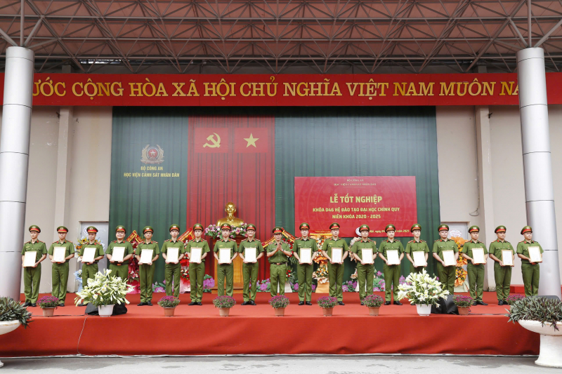 Học viện CSND trao bằng tốt nghiệp cho 1.272 tân sỹ quan Cảnh sát Khóa D46 -0