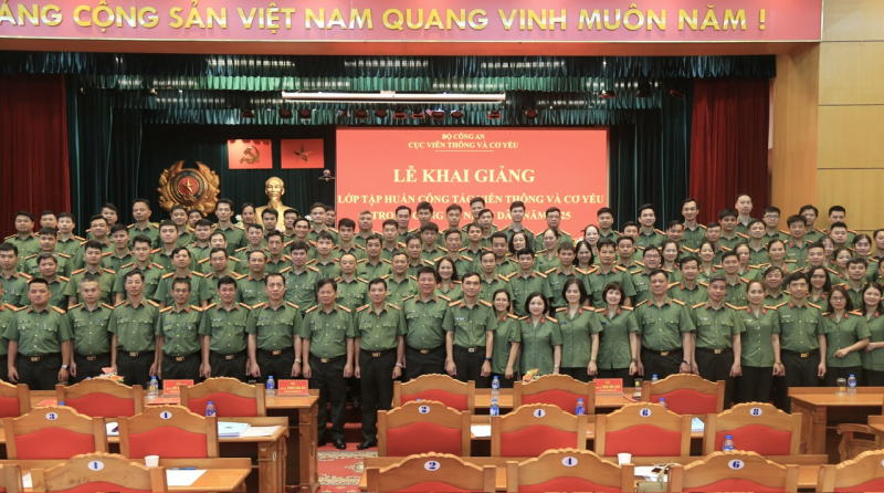 Tập huấn công tác Viễn thông và cơ yếu cho 126 cán bộ Công an các địa phương trong toàn quốc -0