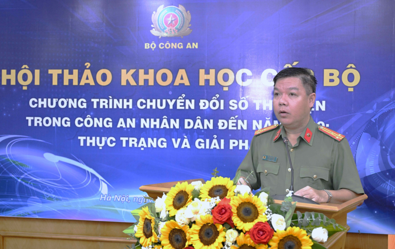 Bàn giải pháp đẩy mạnh chuyển đổi số hoạt động thư viện trong CAND đến năm 2030 -0