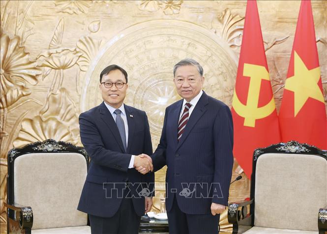 Tổng Bí thư Tô Lâm tiếp Đại sứ Hàn Quốc Choi Young Sam -0