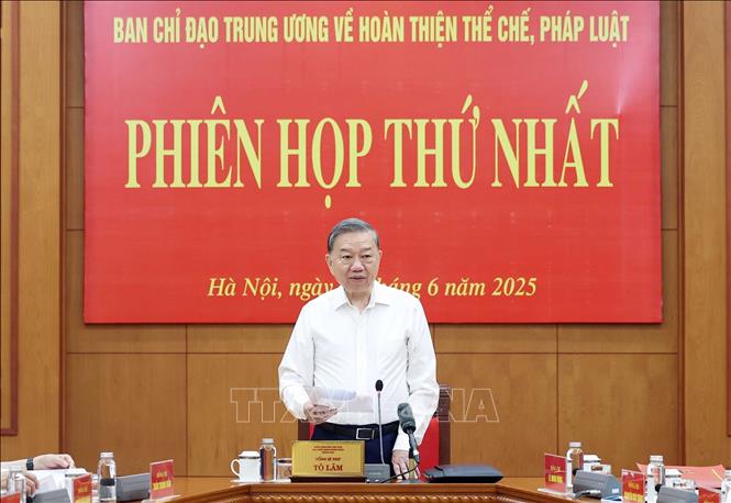 Tổng Bí thư Tô Lâm: Công tác hoàn thiện thể chế pháp luật phải mở đường cho kiến tạo phát triển -0