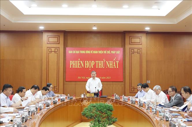 Tổng Bí thư Tô Lâm: Công tác hoàn thiện thể chế pháp luật phải mở đường cho kiến tạo phát triển -0