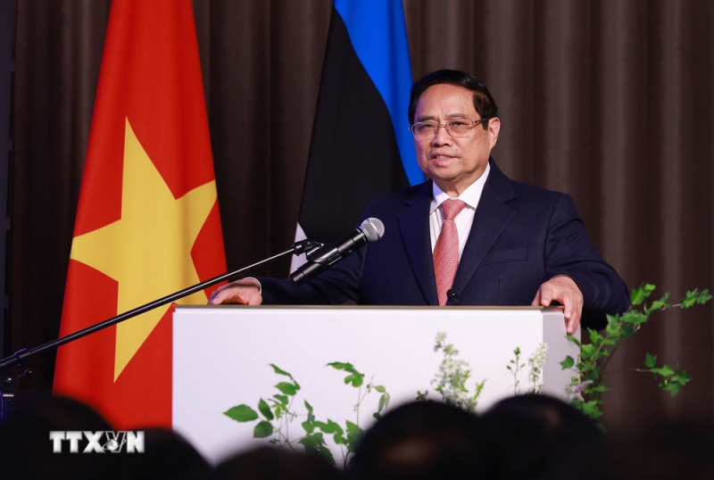 Thủ tướng: Việt Nam và Estonia nên là cầu nối thúc đẩy hợp tác với cả khu vực -0