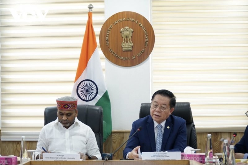 Đoàn đại biểu Đảng Cộng sản Việt Nam thăm và làm việc tại Ấn Độ -0