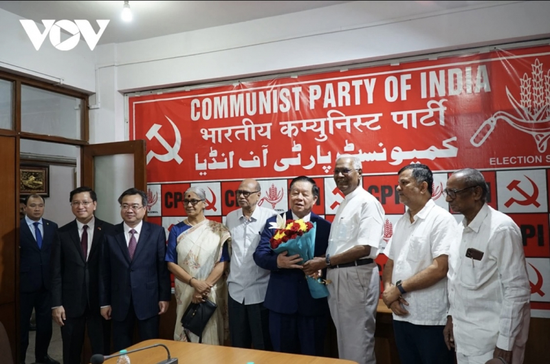 Đoàn đại biểu Đảng Cộng sản Việt Nam thăm và làm việc tại Ấn Độ -0