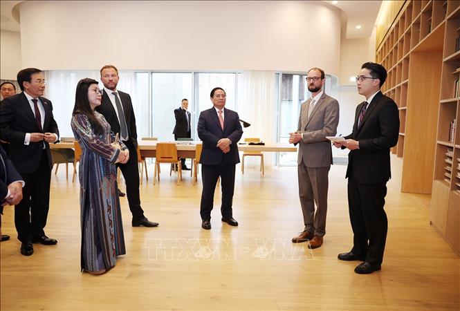Thủ tướng Phạm Minh Chính thăm không gian văn hóa mang tên nhà soạn nhạc nổi tiếng Estonia Arvo Pärt -2