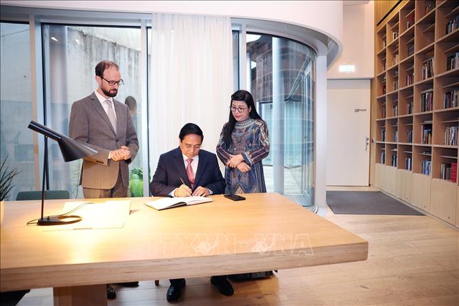 Thủ tướng Phạm Minh Chính thăm không gian văn hóa mang tên nhà soạn nhạc nổi tiếng Estonia Arvo Pärt -0