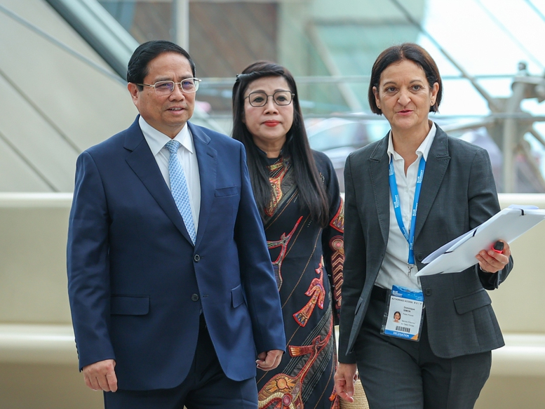 Thủ tướng Phạm Minh Chính bắt đầu các hoạt động tại Hội nghị Đại dương Liên Hợp Quốc -0