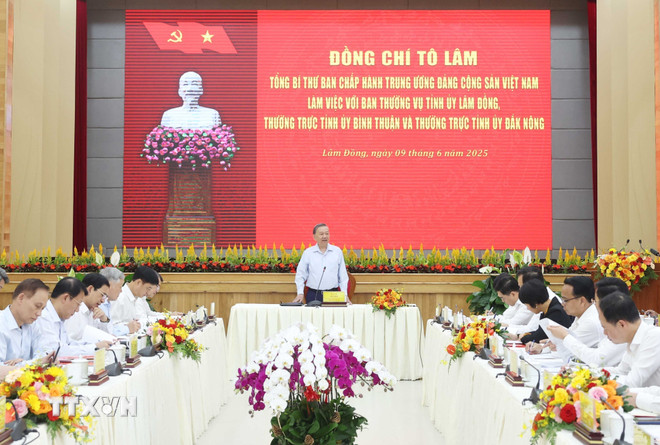 Tổng Bí thư: Tỉnh Lâm Đồng mới khẩn trương xây dựng lại quy hoạch phát triển -0