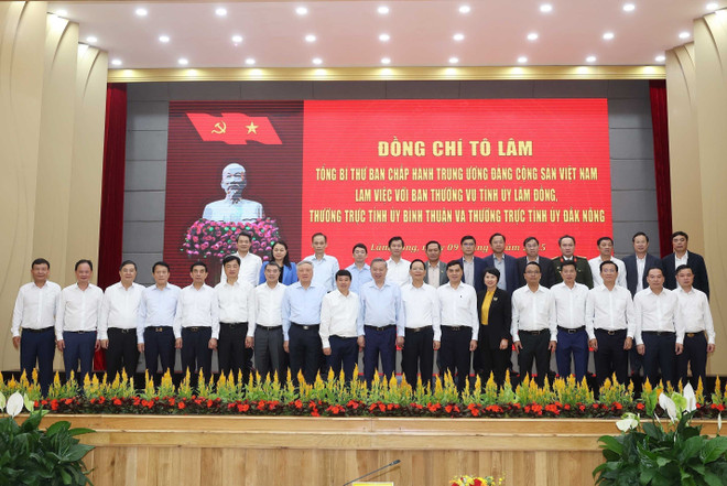 Tổng Bí thư: Tỉnh Lâm Đồng mới khẩn trương xây dựng lại quy hoạch phát triển -0