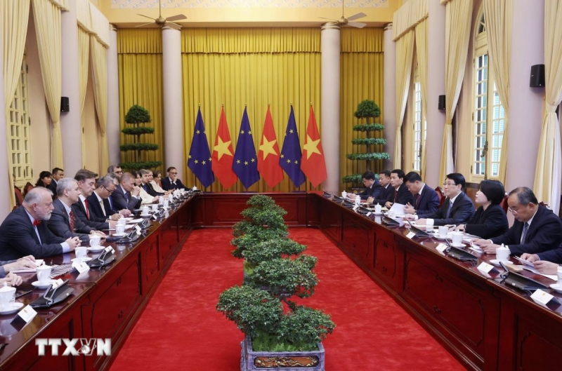 Đưa quan hệ hợp tác Việt Nam-EU phát triển lên tầm cao mới -0 Đưa quan hệ hợp tác Việt Nam-EU phát triển lên tầm cao mới -0