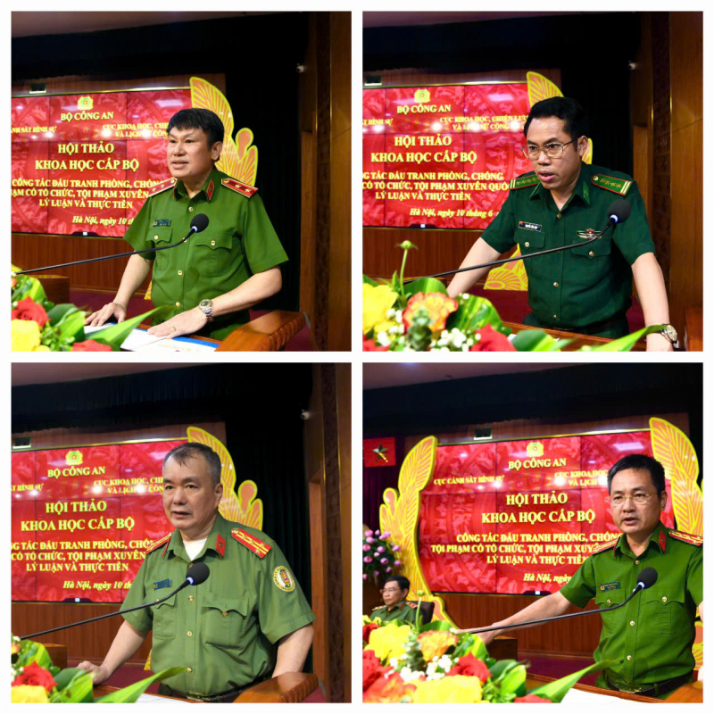Hội thảo “Công tác đấu tranh phòng, chống tội phạm có tổ chức, tội phạm xuyên quốc gia - Lý luận và thực tiễn” -0