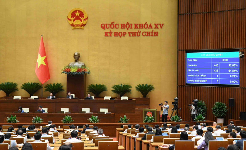 Quốc hội thống nhất đẩy sớm việc sắp xếp đơn vị hành chính cấp tỉnh vào ngày 12/6