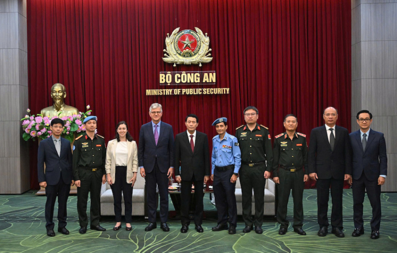 Tăng cường đóng góp của Bộ Công an Việt Nam trong hoạt động gìn giữ hòa bình Liên hợp quốc -0