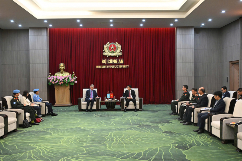 Tăng cường đóng góp của Bộ Công an Việt Nam trong hoạt động gìn giữ hòa bình Liên hợp quốc -0