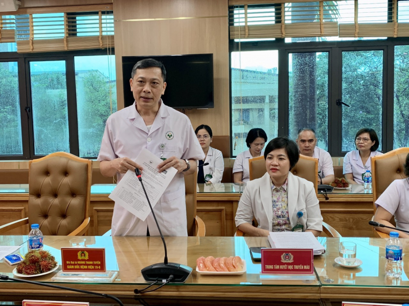 Ký kết tác chuyên môn giữa Bệnh viện 19-8 và Viện Huyết học – Truyền máu Trung ương -0