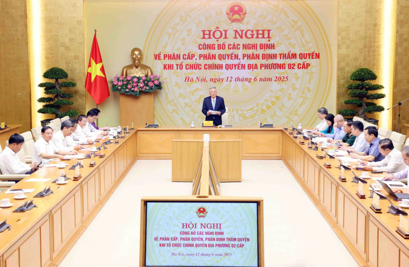 Công bố 28 nghị định về phân cấp, phân quyền, phân định thẩm quyền khi tổ chức chính quyền địa phương hai cấp -0