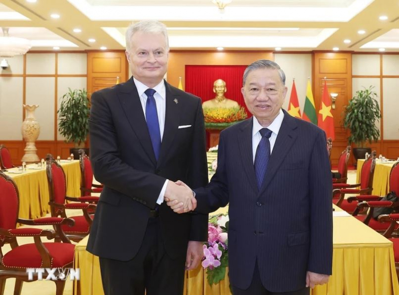 Tổng Bí thư: Thúc đẩy quan hệ song phương Việt Nam-Litva phát triển mạnh mẽ, thực chất -0
