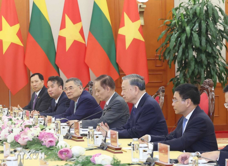 Tổng Bí thư: Thúc đẩy quan hệ song phương Việt Nam-Litva phát triển mạnh mẽ, thực chất -0